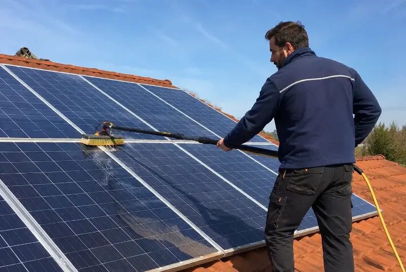 Nettoyage et entretien de panneaux solaires à Mérignac